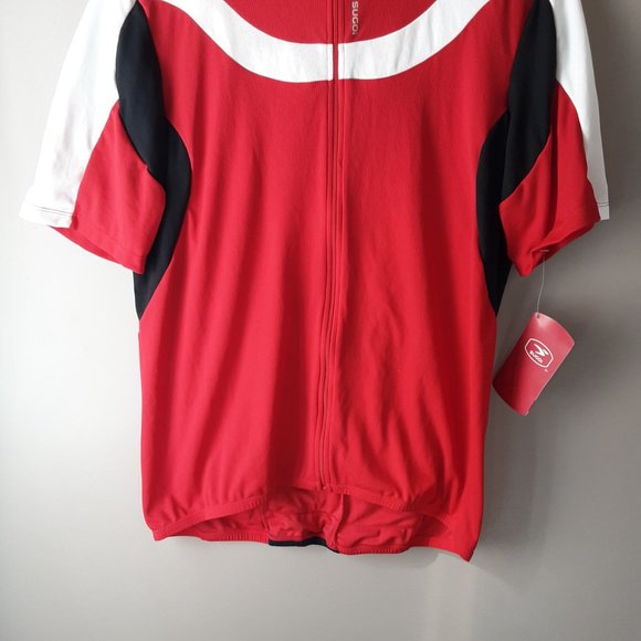Sugoi Men's Evolution Full-Zip Cycling Jersey Matador Red & Black New! Size XL - Picture 3 of 14